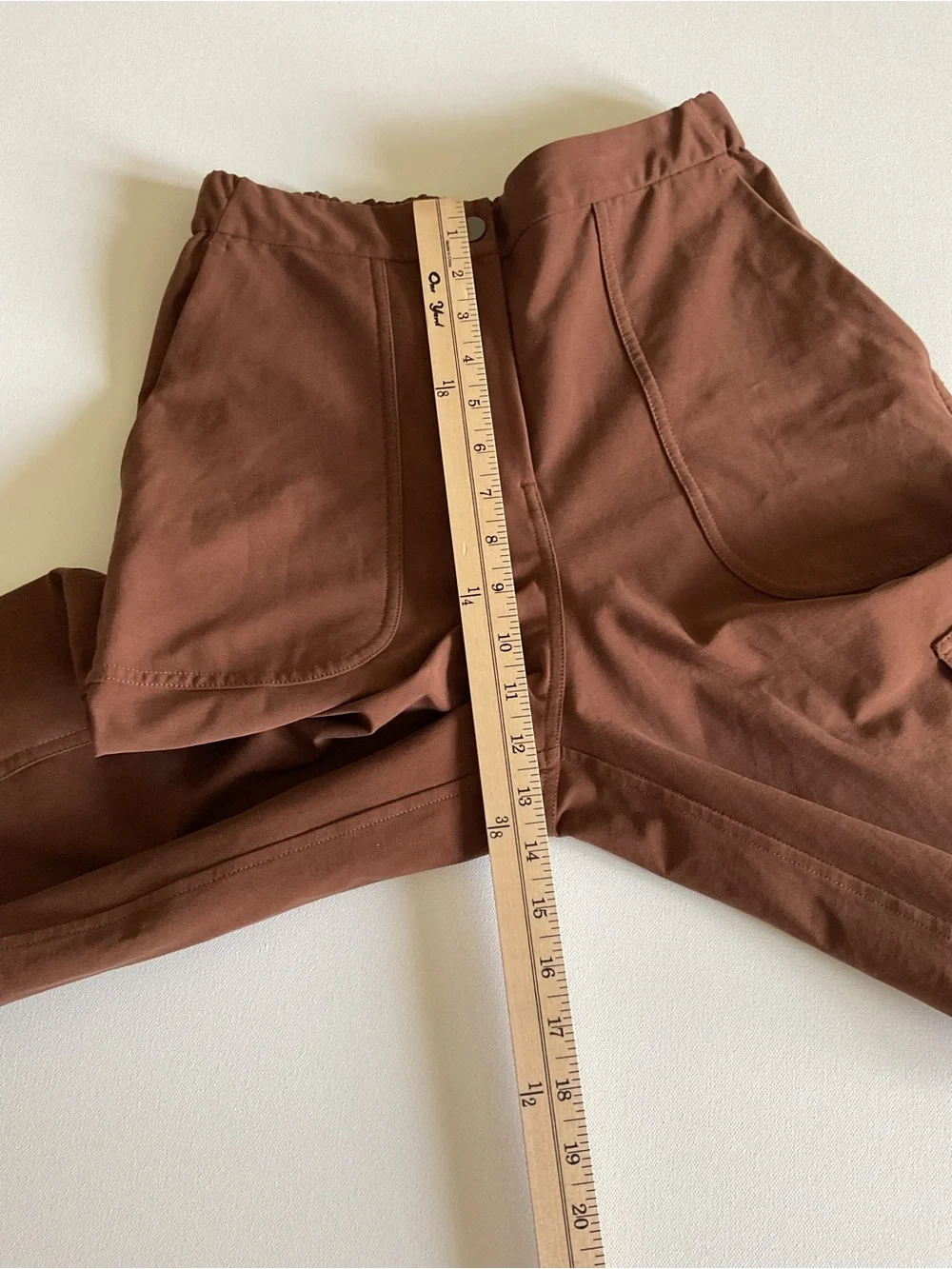 Lululemon Brown High-Rise Cargo Pants Utility Relaxed Fit Women's 26 - Picture 6 of 8